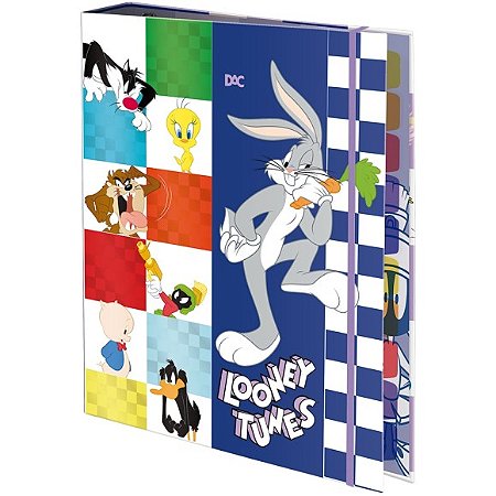 Fichário Universitário Looney Tunes