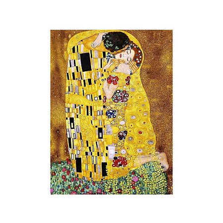 Caderneta História da Arte – Beijo Klimt 40 Folhas Marfim