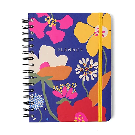 Planner Permanente Wire-o Pólen Semanal Notas A5 Aromas Azul