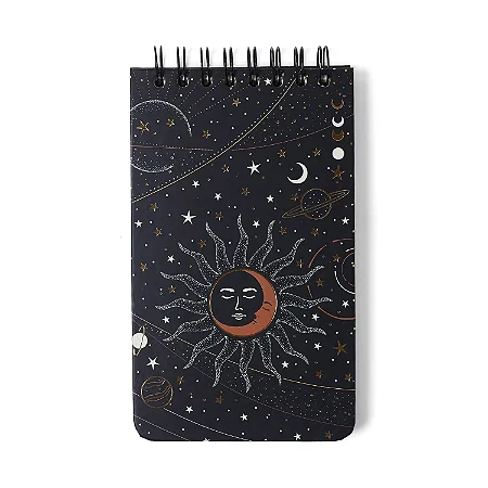 Bloco Wire-O Eclipse Preto Astral - (Pautado)