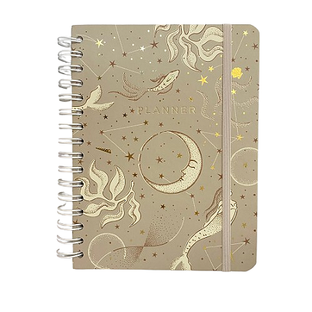 Planner Permanente Wire-o Astral A5 (Semanal - Notas - Maré Off White)