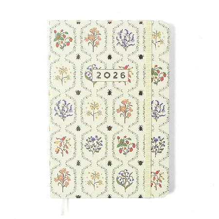Agenda Planner 2026 Jardim Semanal Off White/ Cicero