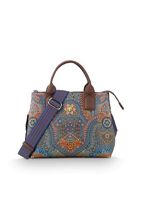Bolsa de Ombro Fia Média Jabali Azul