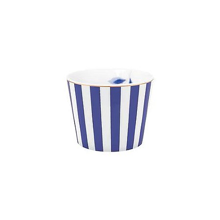 Xícara p/ Ovo Stripes Azul Royal Stripes - Pip studio