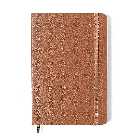Agenda Planner 2026 Clássica Semanal Anotações 14x21 Caramelo/cicero