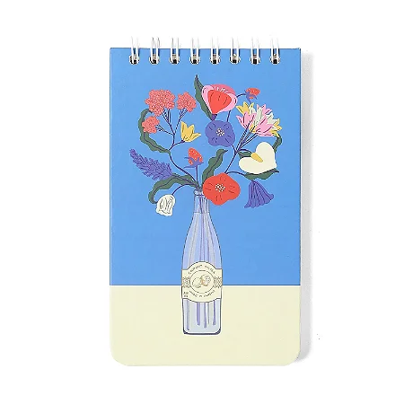 Bloco Wire-o Doce Florada Pautado 12x20 Garrafa/Cicero