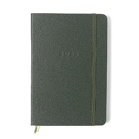 Agenda Planner 2026 Clássica Semanal Anotações 14x21 Verde Oliva/ Cicero