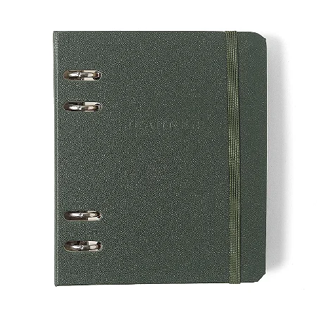 Agenda Planner Argolado 2026 Clássica Semanal A6 Verde Oliva/ Cicero