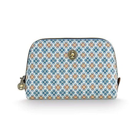 Necessaire Pequena Triangle Mojo Azul Pip Studio