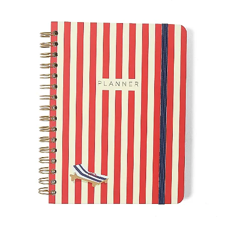 Planner Permanente Wire-o Praia Semanal Notas A5 Sol/Cicero