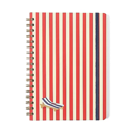 Caderno Espiral Praia Pautado 17x24 Sol 1 Matéria 80 fls/Cicero