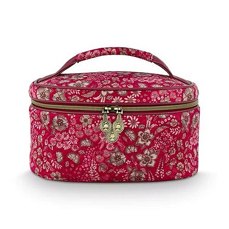 Frasqueira Quilted Daisy Dreams Vermelha- Pip Studio