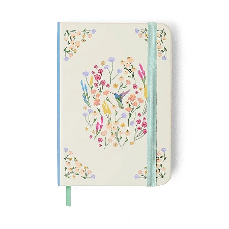 Caderneta Quintal Literário Sem Pauta 9x13 Beija-Flor