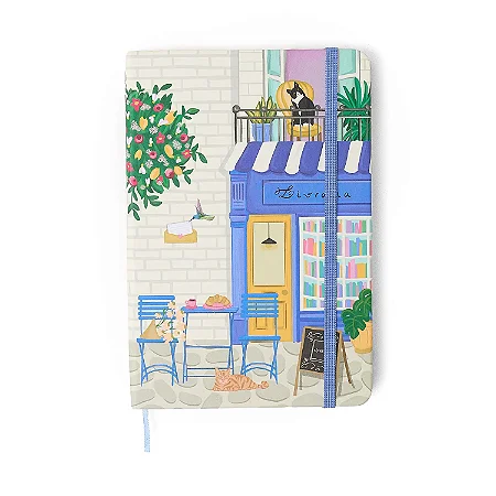 Caderneta Quintal Literário Pautado 14X21 Livraria