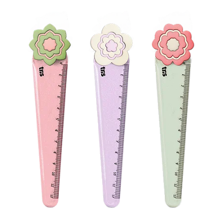 Régua Plástica Linea Holic Delicata – 12cm