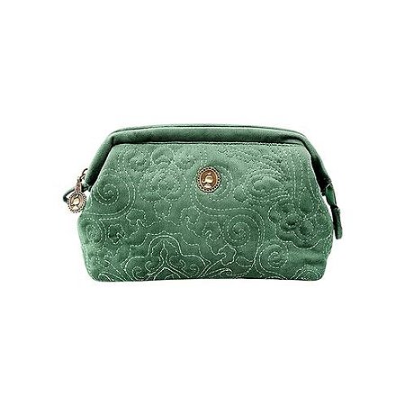 Necessaire Pequena Velvet Quilted Verde - Pip studio