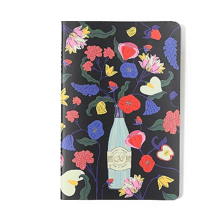 Caderneta Meu Pequeno Cicero Doce Florada Pautado 14x21 Garrafa