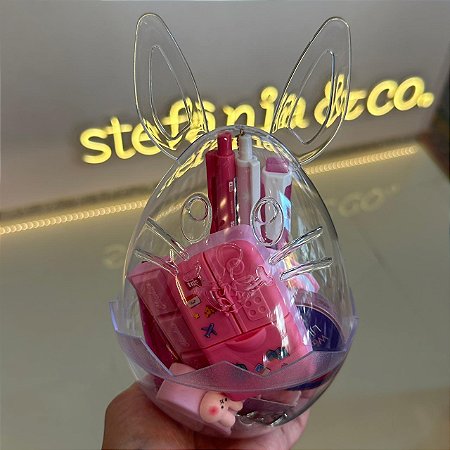 Ovo de Páscoa - Rosa