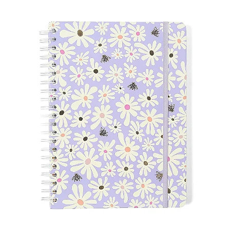 Caderno Espiral Melissa Pautado 20x27,5 Mini Bloomy 10 Matérias 160 fls