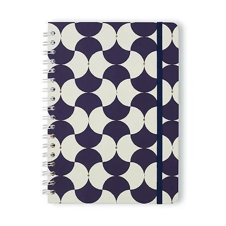 Caderno Espiral Colegial Bossa Nova Pautado Boemia 1 Matéria 80 fls