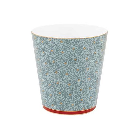Caneca s/ Alça Oriental Azul - Flower Festival