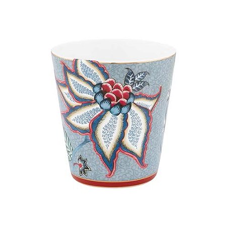 Caneca s/ Alça Oriental Azul - Flower Festival