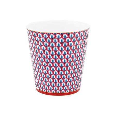 Caneca s/ Alça Oriental Azul - Flower Festival