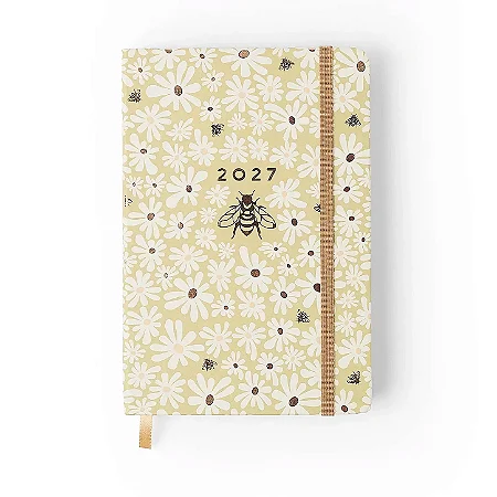 Agenda Planner 2027 Melissa Diária 14x21 Mini Bloomy Pistache