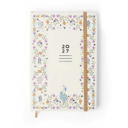 Agenda Planner 2027 Relicário Semanal 14x21 Secreto Off White