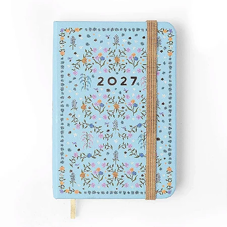Agenda Planner 2027 Relicário Semanal 9x13 Botânica
