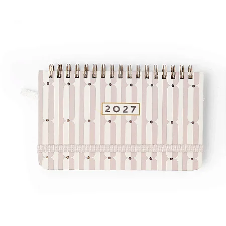 Agenda Planner Wire-o 2027 Veredas Semanal Office 15,5x9 Gelo