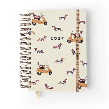 Agenda Planner Wire-o 2027 Petit Diária A5 Lambreta