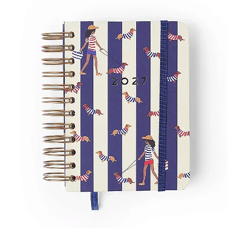 Agenda Planner Wire-o 2027 Petit Diária 11,5x16 Passeio