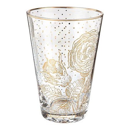 Copo Longdrink Golden Flower Royal- Pip Studio