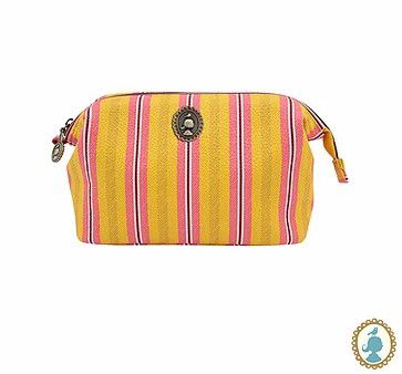 Necessaire Pequena Blurred Lines Amarelo - Moon Delight