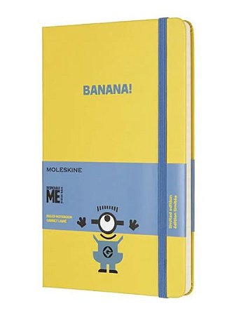 Caderno Moleskine Minions -  Capa Dura Pautado