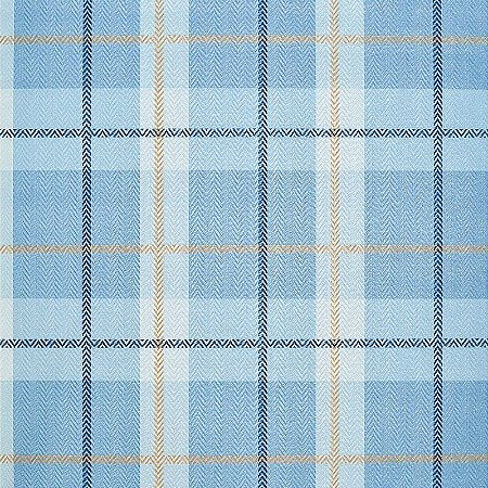 Papel de Parede Vinílico Xadrez Tartan Bege e Azul - uau! bobinex