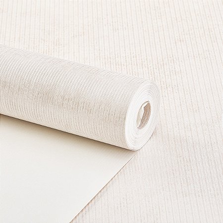 Papel De Parede Texturizado Off White Vinílico Lavável Rolo