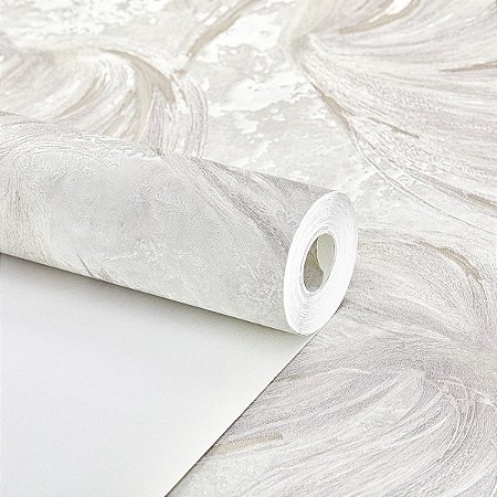 Papel De Parede Vinílico Cinza Claro Para Sala E Quarto