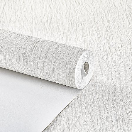 Papel Parede Vinílico Texturizado Cinza Lavável Alto Padrão