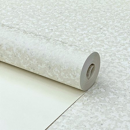 Papel De Parede Texturizado Vinílico Off White Moderno