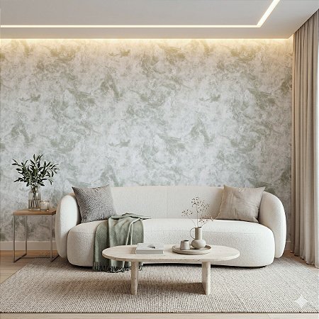 Papel De Parede Vinílico Lavável Mármore Texturizado