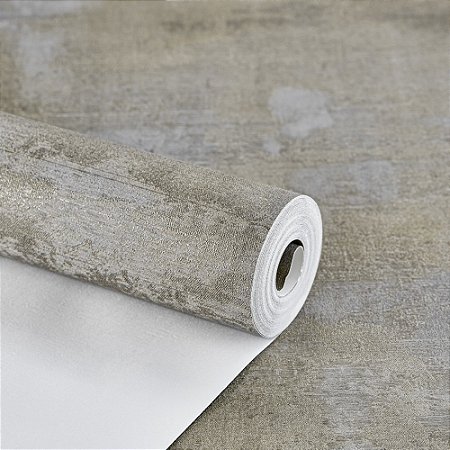 Papel De Parede Texturizado Efeito Cimento Para Home Office