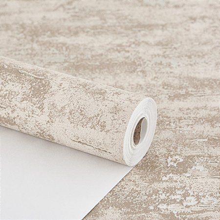 Papel De Parede Texturizado Marrom Prata Para Escritorio