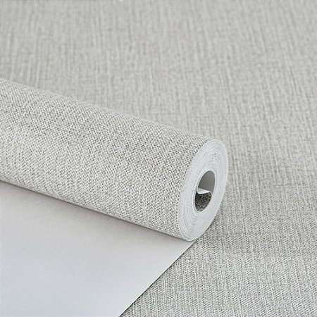 Papel De Parede Linho Areia Fendi Vinilico Sala De Jantar