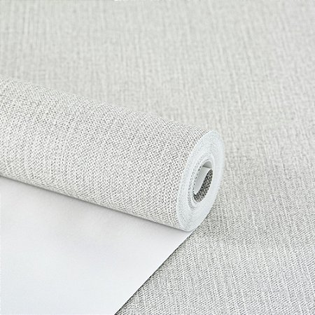 Papel De Parede Linho Cinza Lavavel Para Sala De Jantar