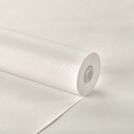 Papel De Parede Importado Tnt Texturizado Off White Lavável