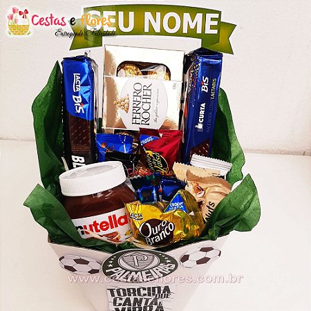 Cesta de Chocolates - Personalizado Palmeiras