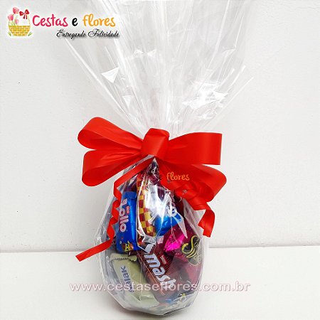 Ovo de Chocolates 500gr Vermelho
