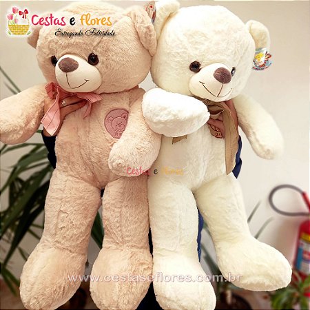 Urso de Pelúcia BEAR - Tamanho Médio 60cm